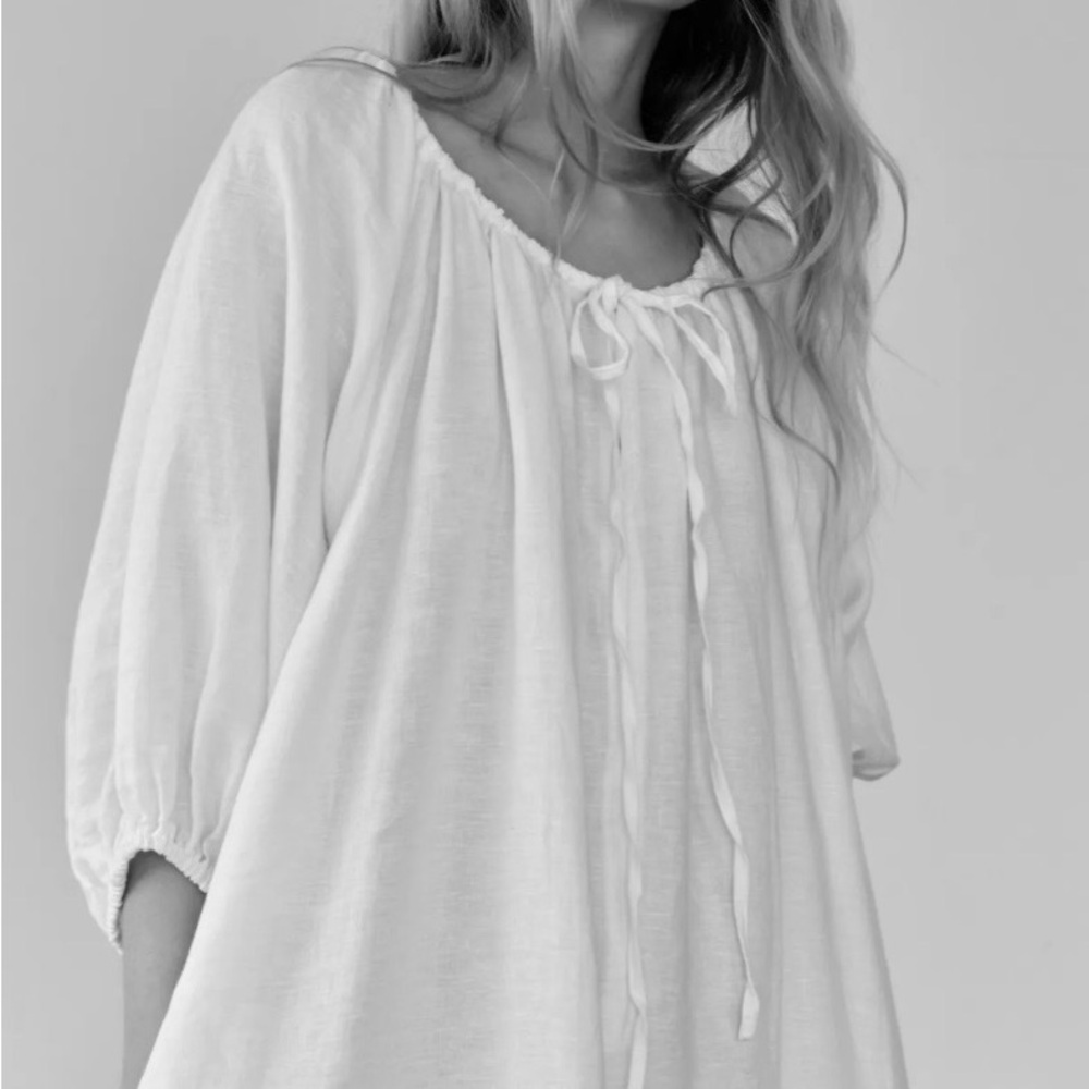 ISO Deiji Studios Blousy Linen Dress